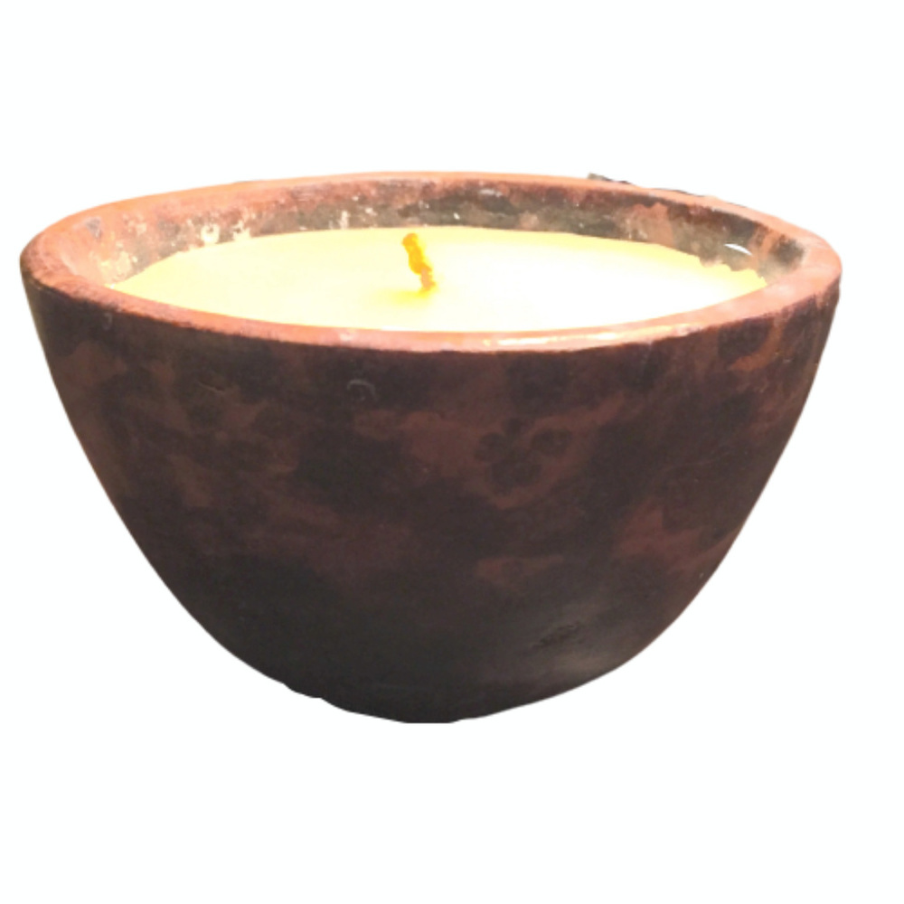 🔥 Mood? Lit. Ceramic Bowl Candle -- Home Decor With a Flame 🕯️✨